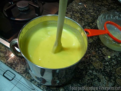 Recepta de cuina de Crema pastissera