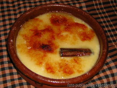 Recepta de cuina de Crema catalana  per Sant Josep