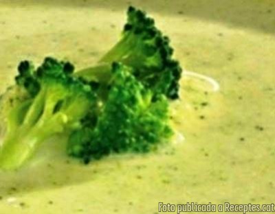 Recepta de cuina de Crema de bròquil i carbassó