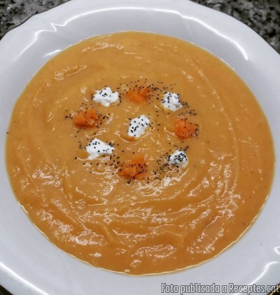 Recepta de cuina de Crema de moniato