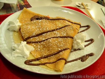 Crepes  de chocolate