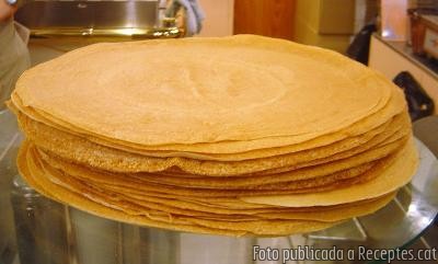 Recepta de cuina de &quot;Crèpes&quot; variades, dolces