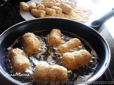 Recepta de cuina de Croquetes de pollastre i pernil
