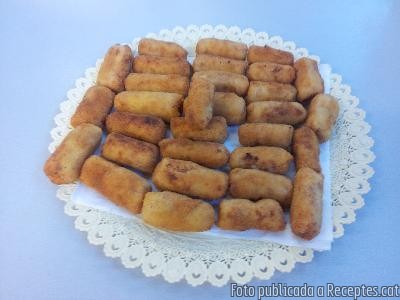 Recepta de cuina de Croquetes cremoses de pernil