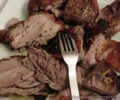 Recepta de cuina de Cuixa de gall dindi al forn