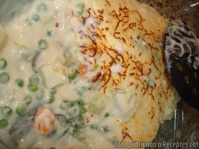 Recepta de cuina de Menestra de verdures amb beixamel