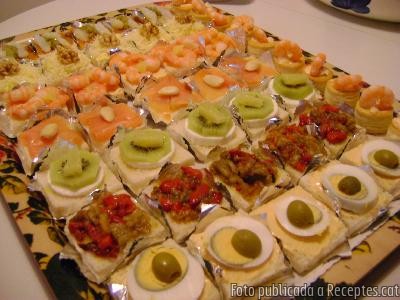 Canapés variats