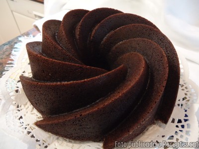 Recepta de cuina de Bundt cake de xocolata i cointreau