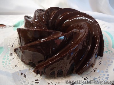 Recepta de cuina de Bundt cake de xocolata i cointreau