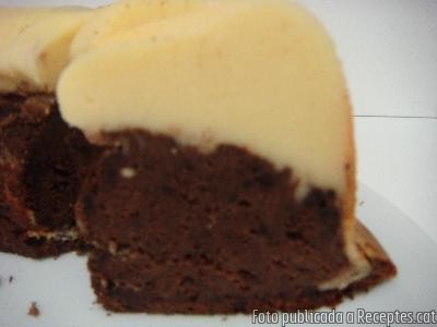 Recepta de cuina de Pastís de formatge i xocolata