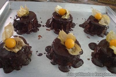 Recepta de cuina de Pastissets de polenta amb xocolata