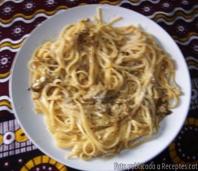 Recepta de cuina de Carbonara de carxofes