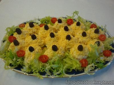 Recepta de cuina de Ous a la mimosa