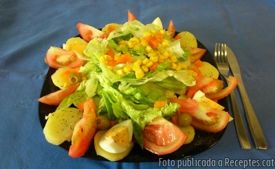 Recepta de cuina de Amanida