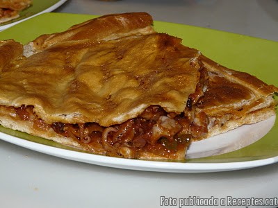 Recepta de cuina de Empanada gallega de pop i llom