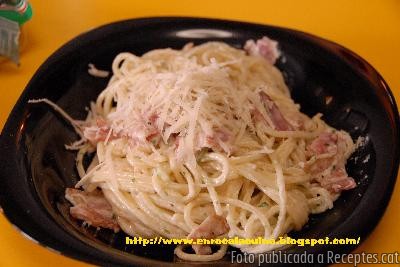 Espaguetis a la carbonara