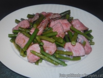 Recepta de cuina de Filet de bou amb verdura