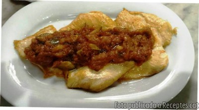 Recepta de cuina de Filets de pit de pollastre amb samfaina