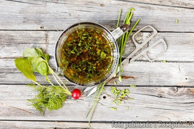 Recepta de cuina de Garten-Vinaigrette
