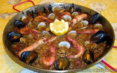 Recepta de cuina de Paella Catalana* (Arròs de marisc)
