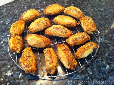 Recepta de cuina de Pastes de full  de verdures