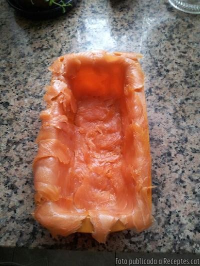 Recepta de cuina de Pastís de salmó