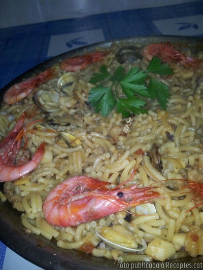 Recepta de cuina de Fideuà de peix