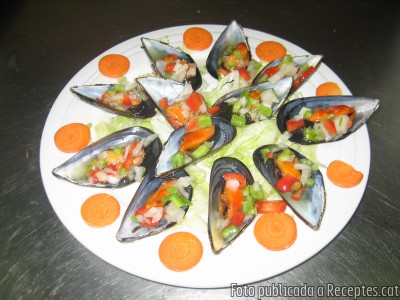 Recepta de cuina de Mejillones ala vinagreta
