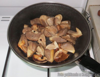 Recepta de cuina de Abrons de bedoll amb bull blanc de Camprodon