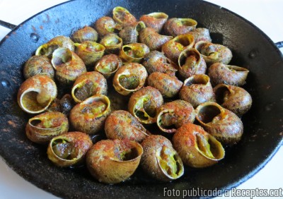 Cargols a la llauna