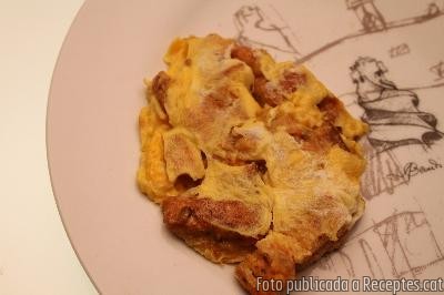 Recepta de cuina de Truita de pa amb tomàquet