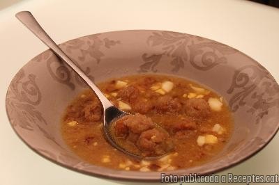 Sopa de ceba deshidratada fregida