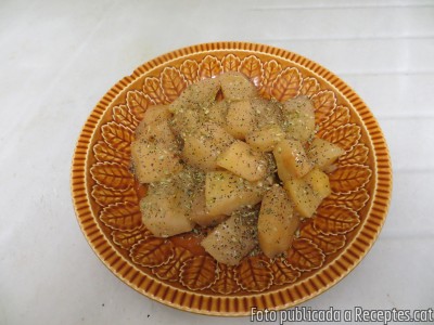 Recepta de cuina de Pomes del ciri bullides