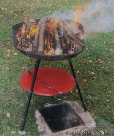 Recepta de cuina de Conill de pagès a la brasa