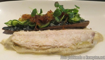 Recepta de cuina de Verat amb crema d’albergínia fumada