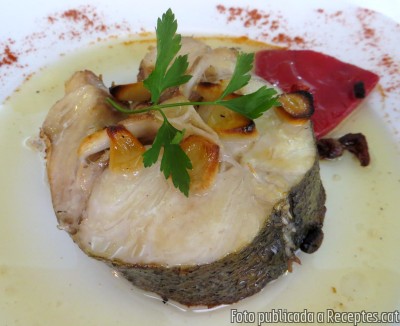 Recepta de cuina de Tronc de lluç a la donostiarra