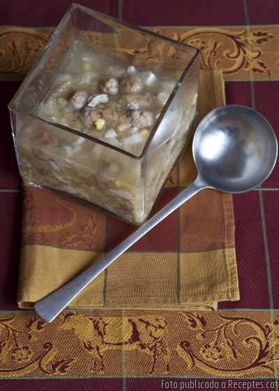 Recepta de cuina de Sopa amb brossa