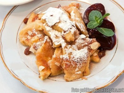 Recepta de cuina de Kaiserschmarrn flamejat