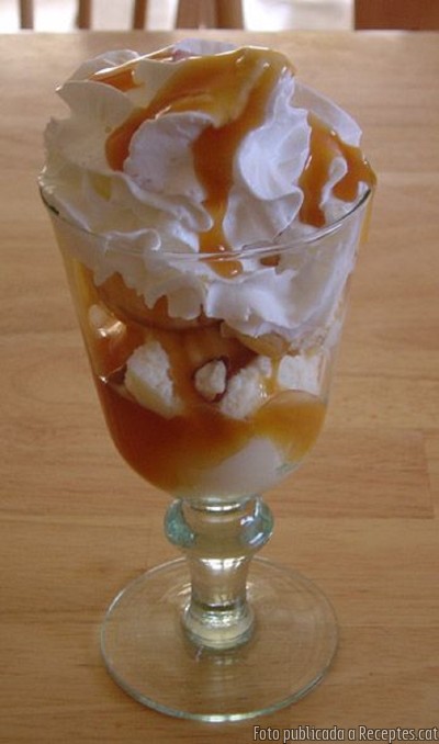 Copa de crema de caramel