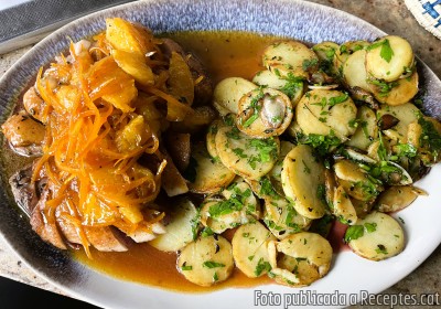 Recepta de cuina de Magret d'ànec a la taronja