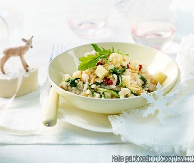 Recepta de cuina de Manchego-Risotto
