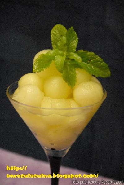 Meló al cava