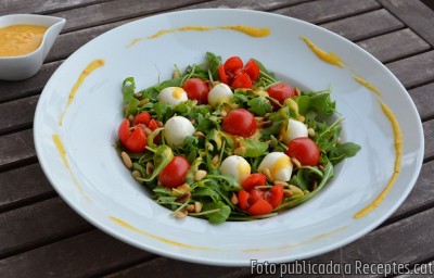 Salsa lleugera de mango i xile,  per amanides
