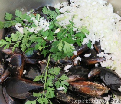 Recepta de cuina de Musclos a la francesa