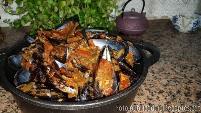 Recepta de cuina de Musclos a la marinera