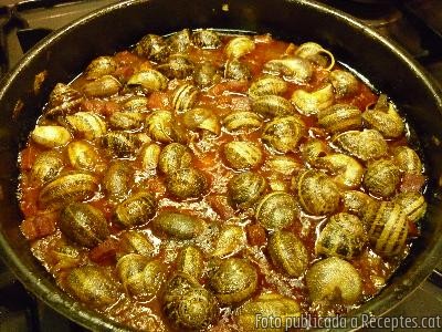 Recepta de cuina de Caracoles en salsa picante