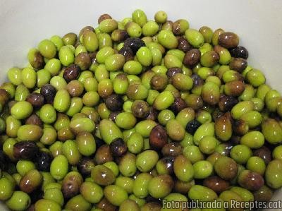 Recepta de cuina de Olives verdes en conserva