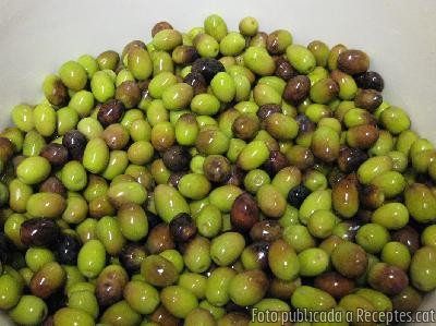 Olives verdes en conserva