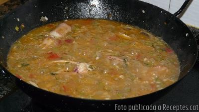 Recepta de cuina de Arròs amb bacallà