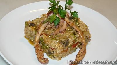 Recepta de cuina de Arròs amb bacallà